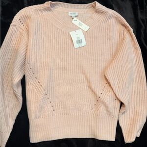 True Craft Women's Blush Crew Neck Sweater